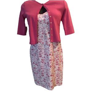 Hugo Buscati sundress, sz 6. Sweater may be sold with or separately